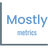 Logo of the Mostly metrics newsletter, written by CJ Gustafson